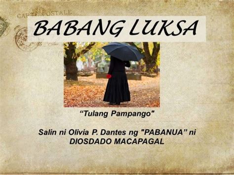 babang luksa meaning